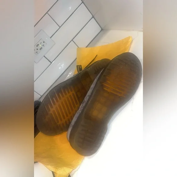 Doc Martens 1460 Pascal marbled suede lace up boots size 8 - Picture 7 of 12